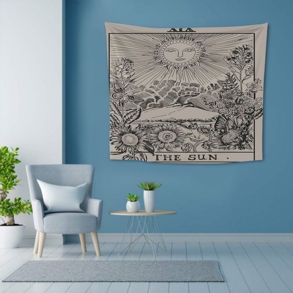 The Sun - 130*145cm - Printed Tapestry UK