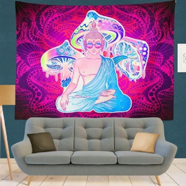 Mushroom Monk - 145*130cm - Printed Tapestry UK
