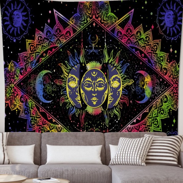 Mandala Sun - 145*130cm - Printed Tapestry UK
