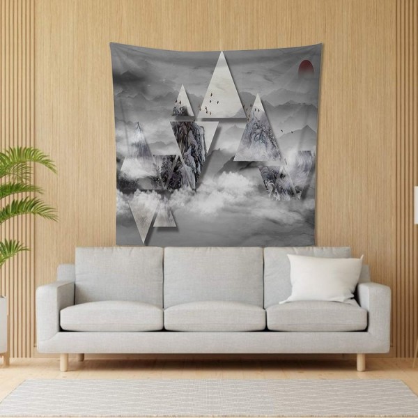 Triangles Landscape - 100*75cm - Printed Tapestry UK