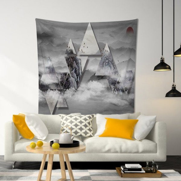 Triangles Landscape - 100*75cm - Printed Tapestry UK