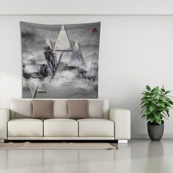 Triangles Landscape - 100*75cm - Printed Tapestry UK