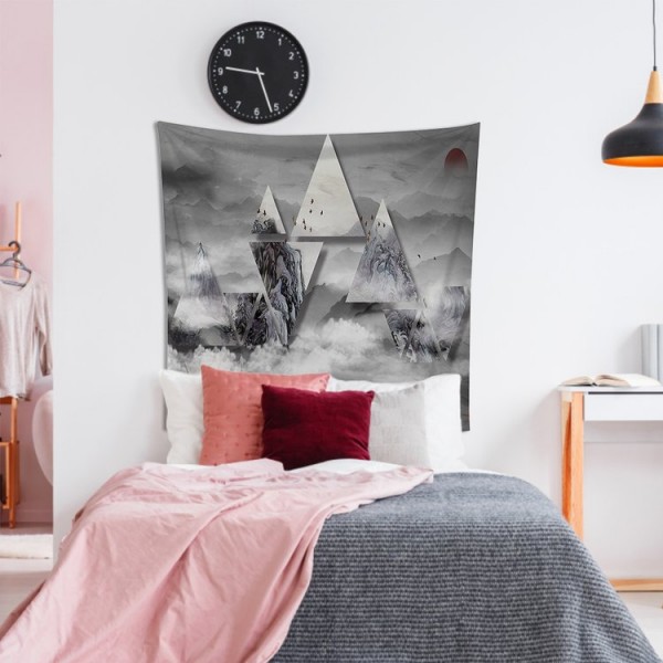 Triangles Landscape - 100*75cm - Printed Tapestry UK