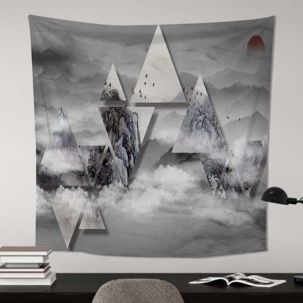 Triangles Landscape - 100*75cm - Printed Tapestry UK