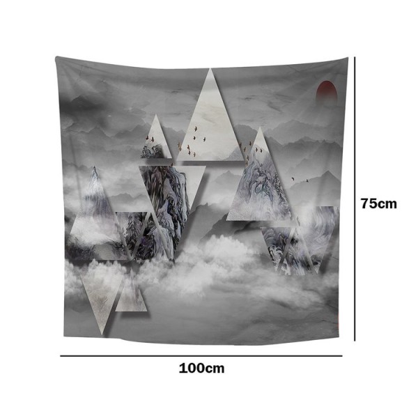 Triangles Landscape - 100*75cm - Printed Tapestry UK