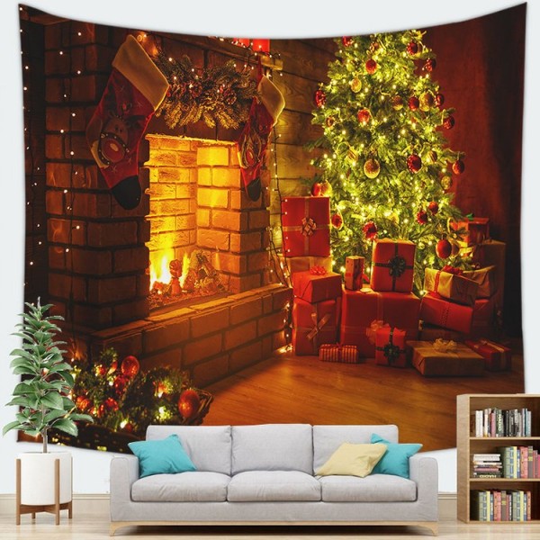 Fireplace - 100*75cm - Printed Tapestry UK