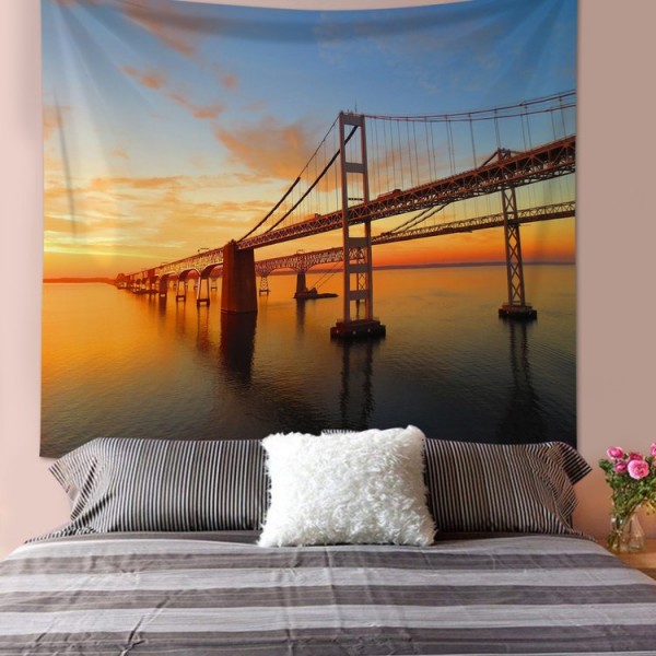 Sea Bridge - 100*75cm - Printed Tapestry UK