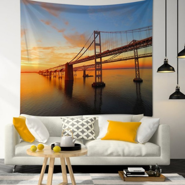 Sea Bridge - 100*75cm - Printed Tapestry UK