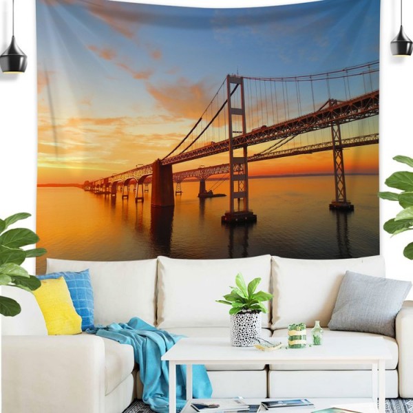 Sea Bridge - 100*75cm - Printed Tapestry UK