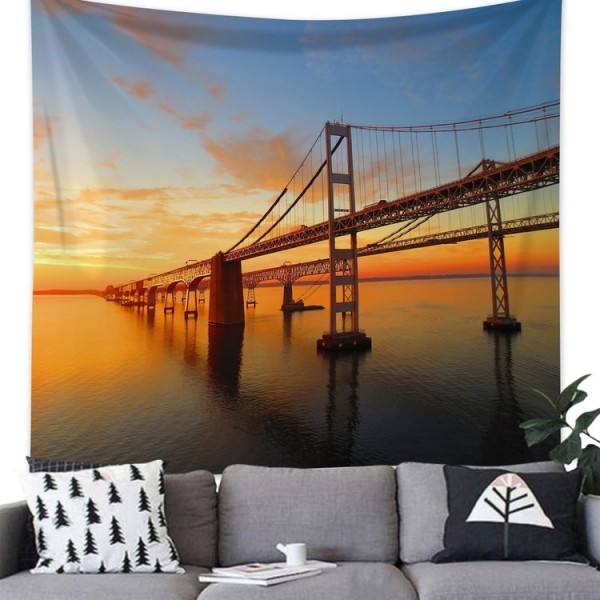 Sea Bridge - 100*75cm - Printed Tapestry UK