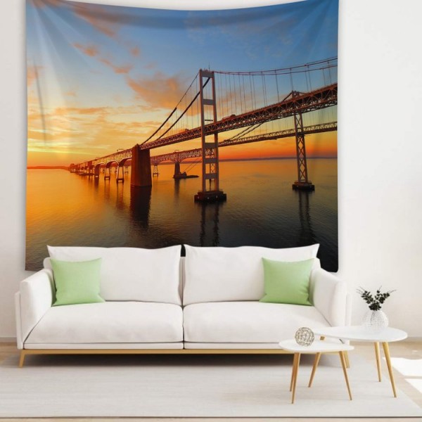 Sea Bridge - 100*75cm - Printed Tapestry UK