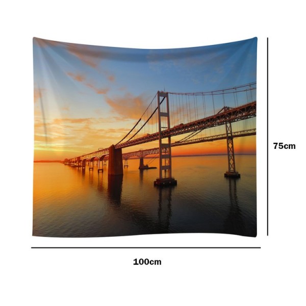 Sea Bridge - 100*75cm - Printed Tapestry UK