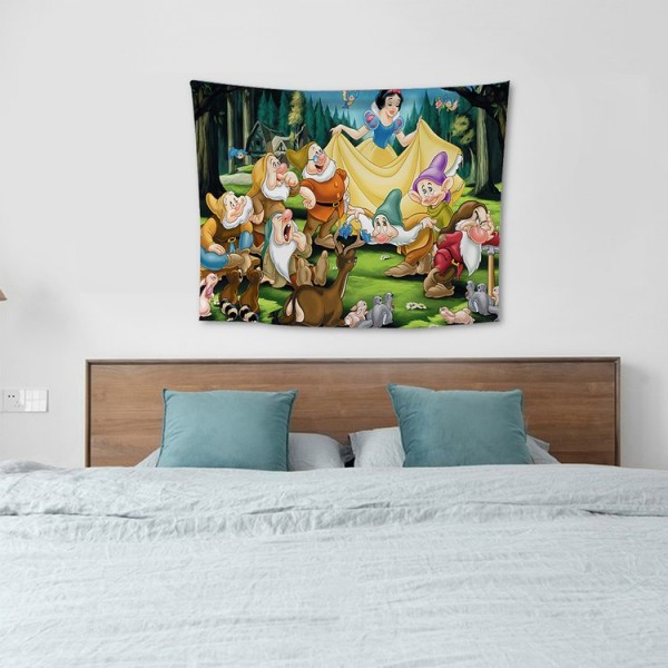 Seven Dwarfs - 100*75cm - Printed Tapestry UK