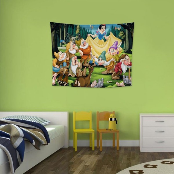 Seven Dwarfs - 100*75cm - Printed Tapestry UK