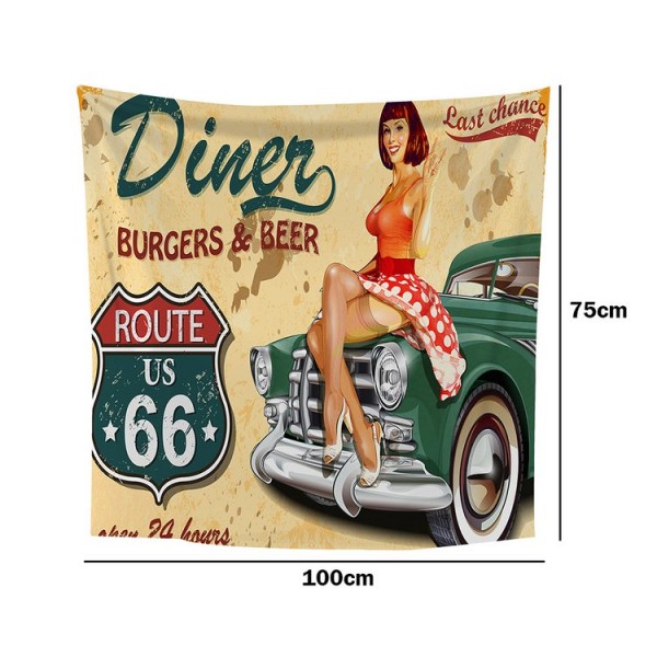 Car Model - 100*75cm - Printed Tapestry UK