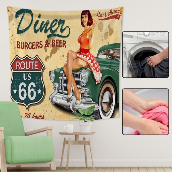 Car Model - 100*75cm - Printed Tapestry UK