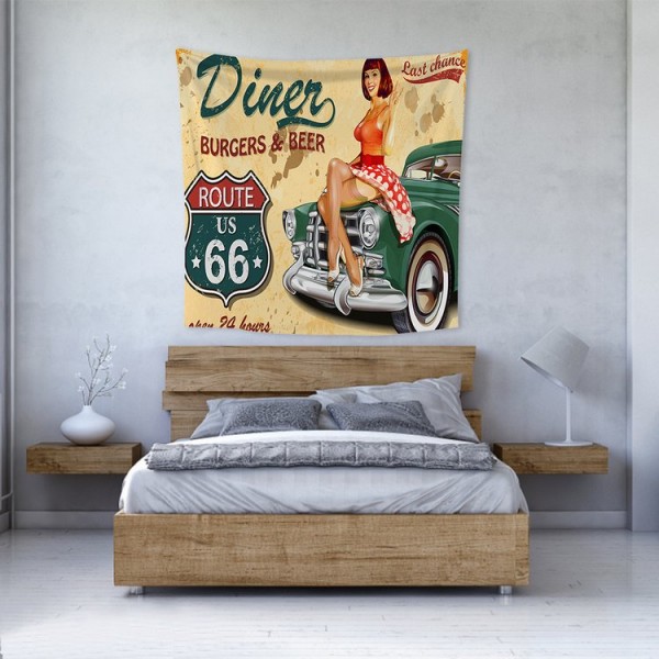 Car Model - 100*75cm - Printed Tapestry UK