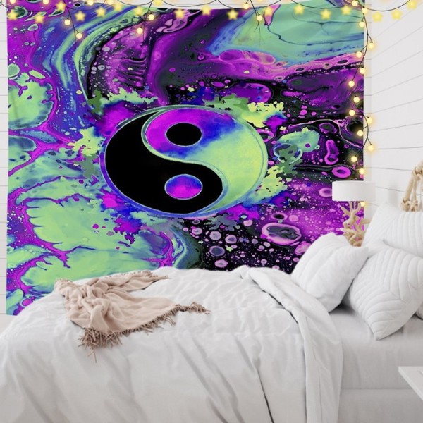 Abstract Tai Chi - 100*75cm - Printed Tapestry UK