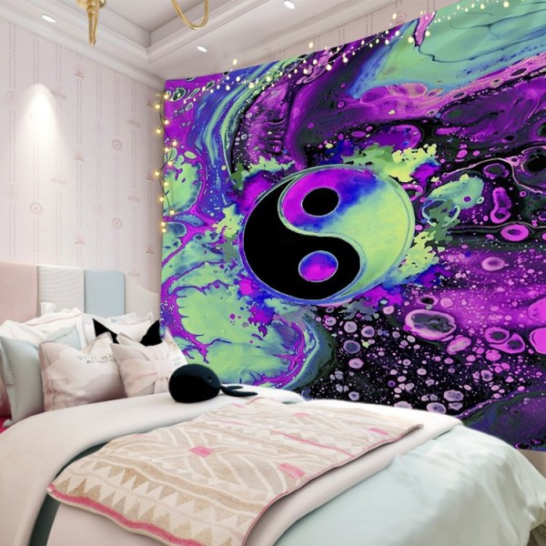 Abstract Tai Chi - 100*75cm - Printed Tapestry UK