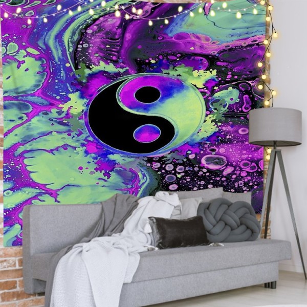 Abstract Tai Chi - 100*75cm - Printed Tapestry UK
