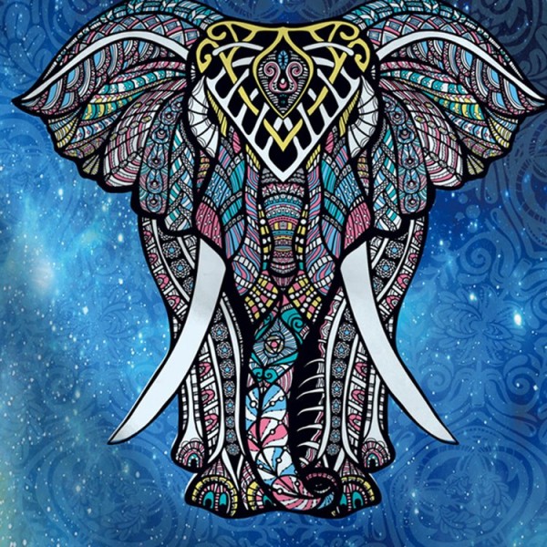 Elephant - 100*75cm - Printed Tapestry UK