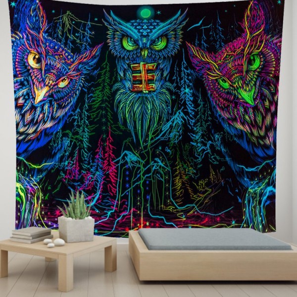 Owl - 100*75cm - Printed Tapestry UK