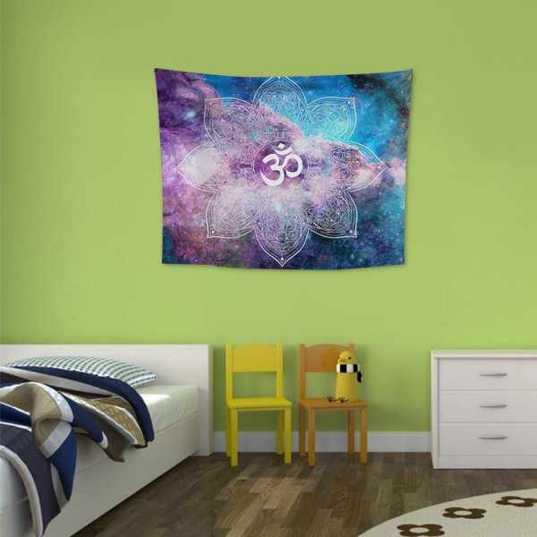 Blue Flower - 100*75cm - Printed Tapestry UK