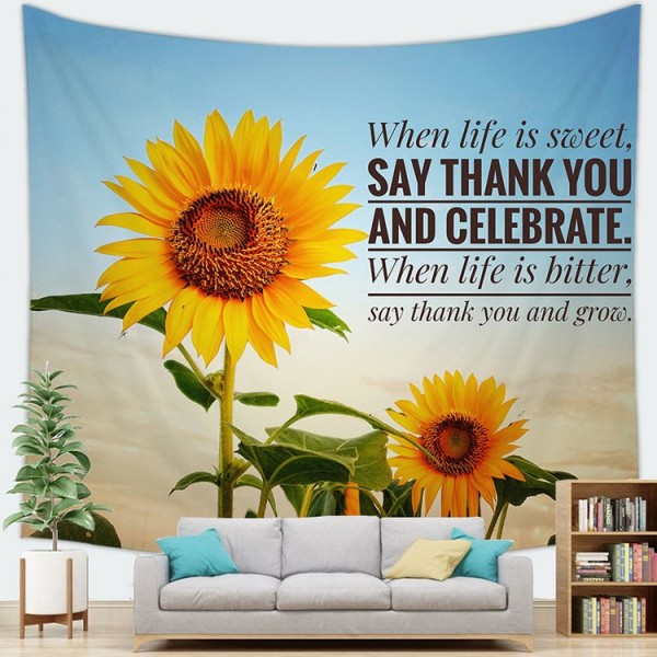 Sunflower - 100*75cm - Printed Tapestry UK