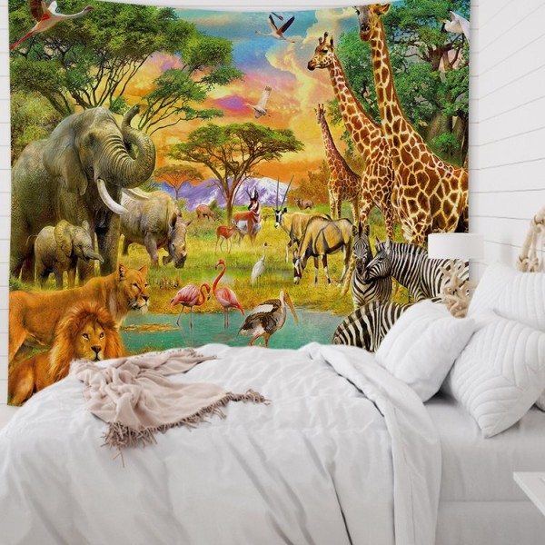 Zoo - 100*75cm - Printed Tapestry UK