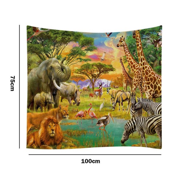 Zoo - 100*75cm - Printed Tapestry UK