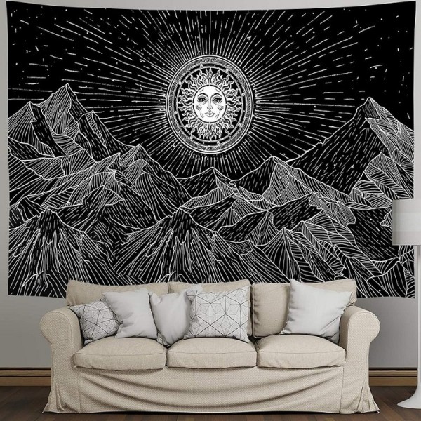 Sun Mountain - 100*75cm - Printed Tapestry UK