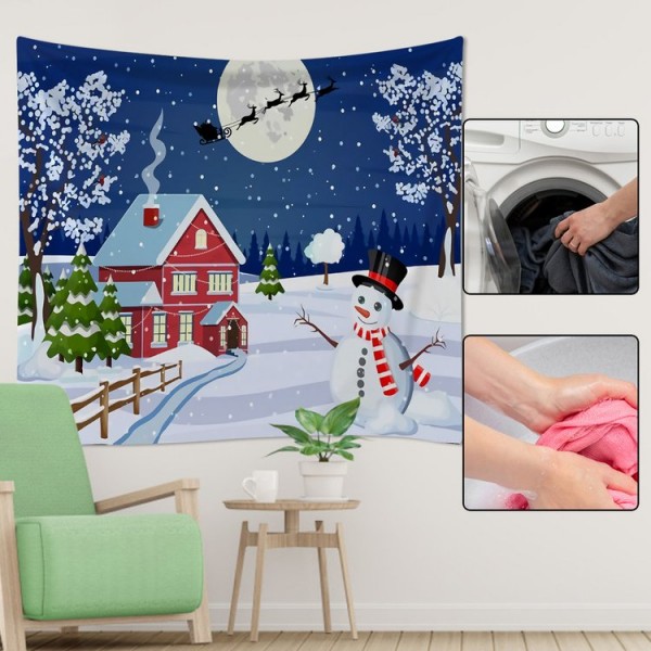 Christmas Night - 100*75cm - Printed Tapestry UK