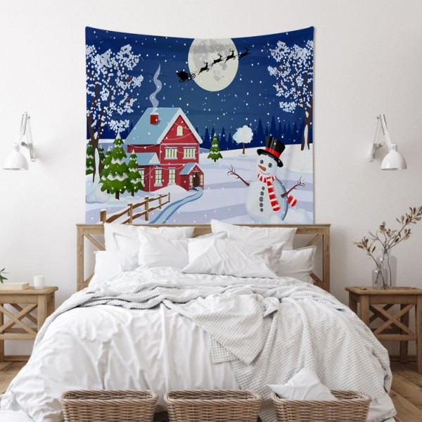 Christmas Night - 100*75cm - Printed Tapestry UK