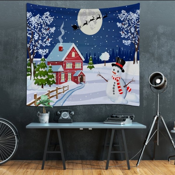 Christmas Night - 100*75cm - Printed Tapestry UK