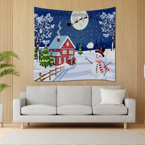 Christmas Night - 100*75cm - Printed Tapestry UK