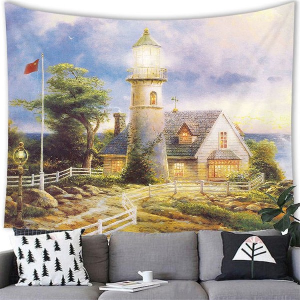 Lighthouse - 100*75cm - Printed Tapestry UK