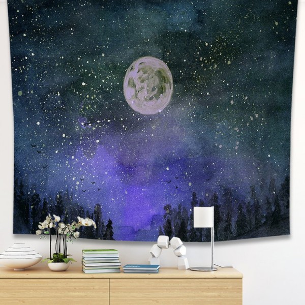 Moon - 100*75cm - Printed Tapestry UK