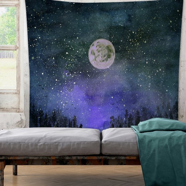 Moon - 100*75cm - Printed Tapestry UK