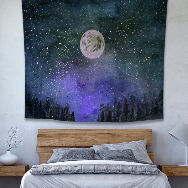 Moon - 100*75cm - Printed Tapestry UK