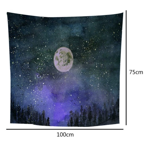 Moon - 100*75cm - Printed Tapestry UK