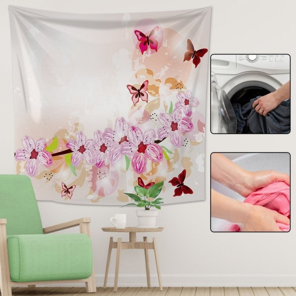 Peach Blossom Branch - 100*75cm - Printed Tapestry UK