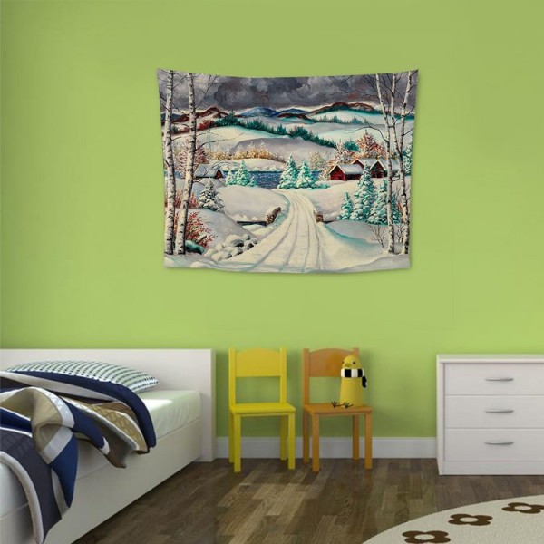 Snow Landscape - 100*75cm - Printed Tapestry UK