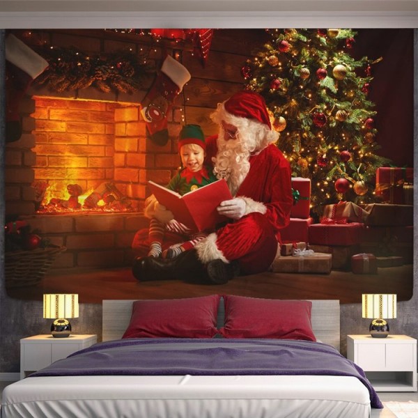 Santa - 100*75cm - Printed Tapestry UK