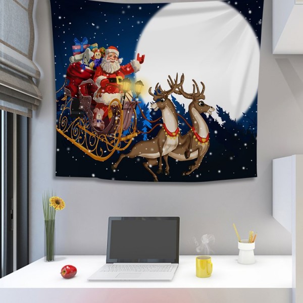 Christmas Santa - 100*75cm - Printed Tapestry UK