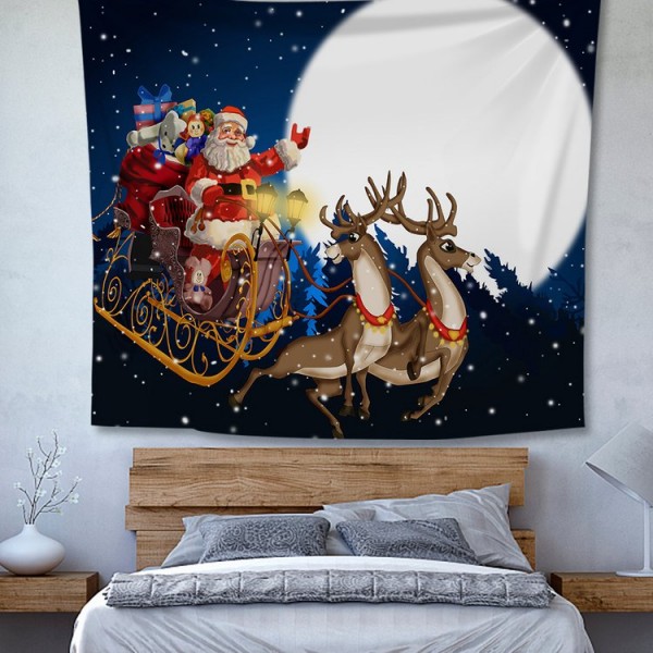 Christmas Santa - 100*75cm - Printed Tapestry UK