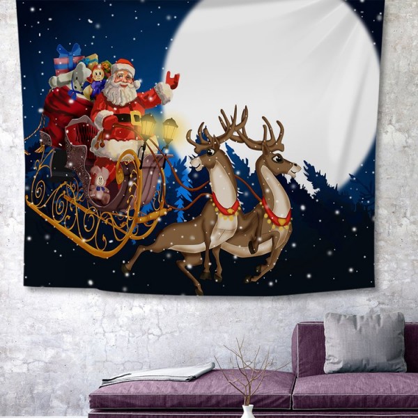 Christmas Santa - 100*75cm - Printed Tapestry UK