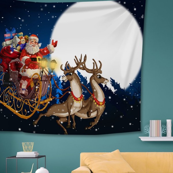 Christmas Santa - 100*75cm - Printed Tapestry UK