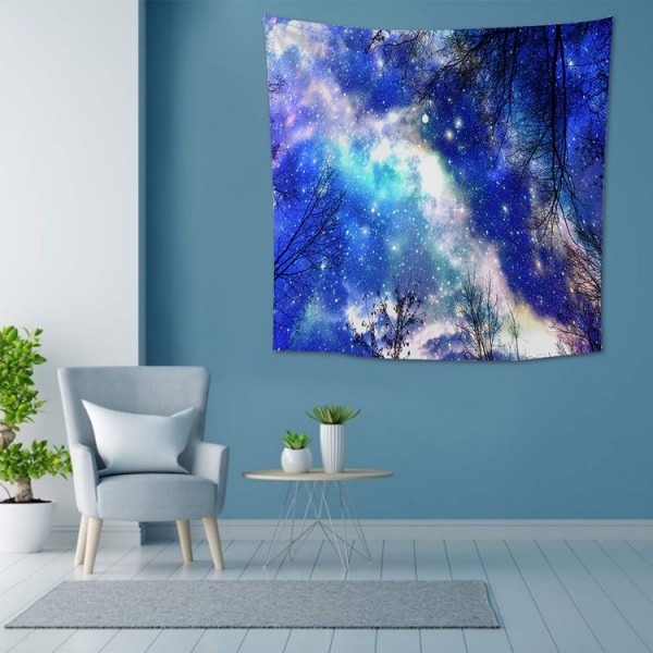 Blue Galaxy - 100*75cm - Printed Tapestry UK