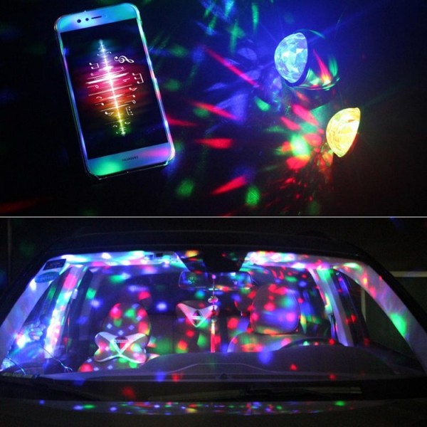 LED Magic Ball Lamp USB Disco Bar Party Music Stage Projector Effect Lights UK