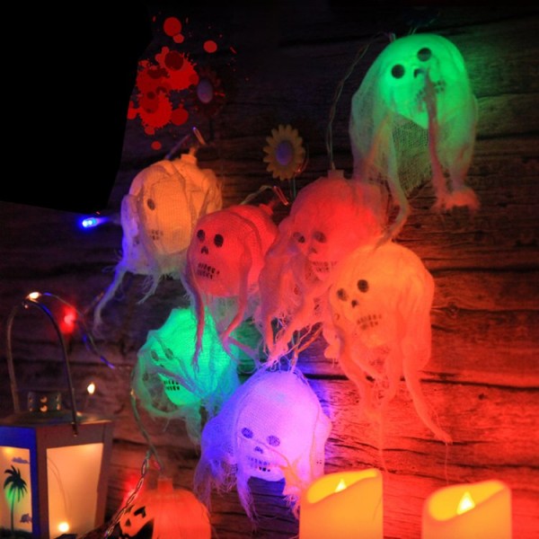 Halloween Ghost Skull String Light UK